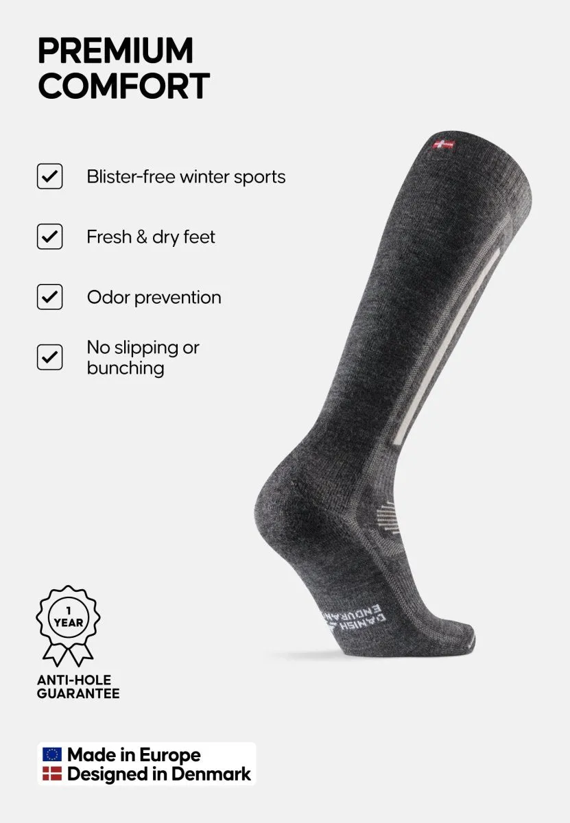MERINO WOOL SKI SOCKS