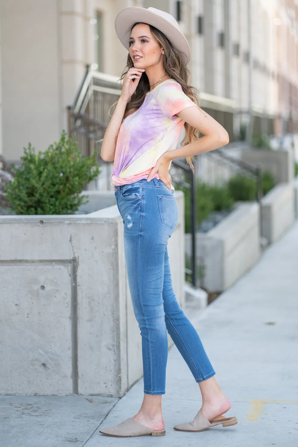 Mid Rise  Skinny