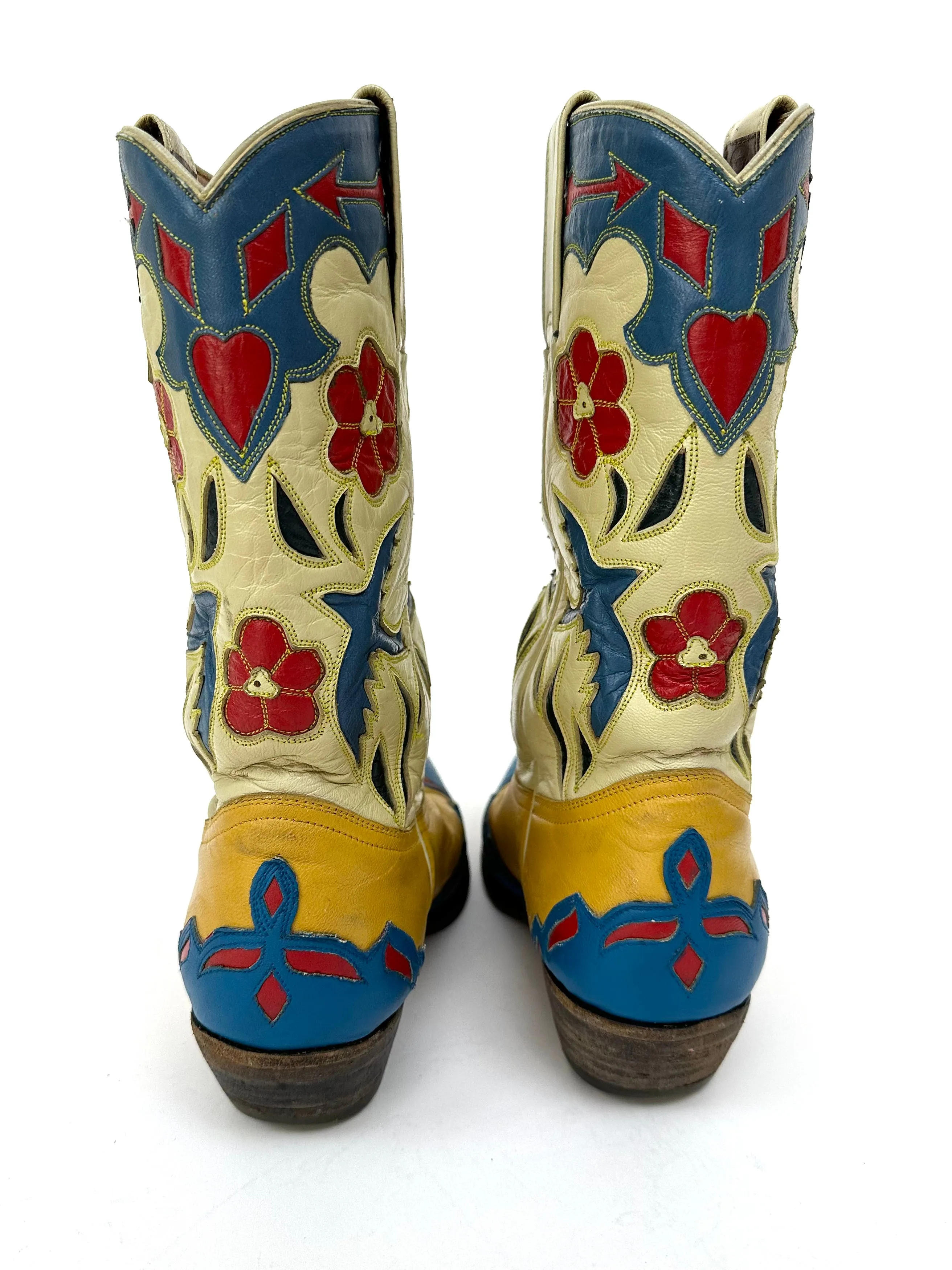 Montana Bluebird Embroidered Cowboy Boots