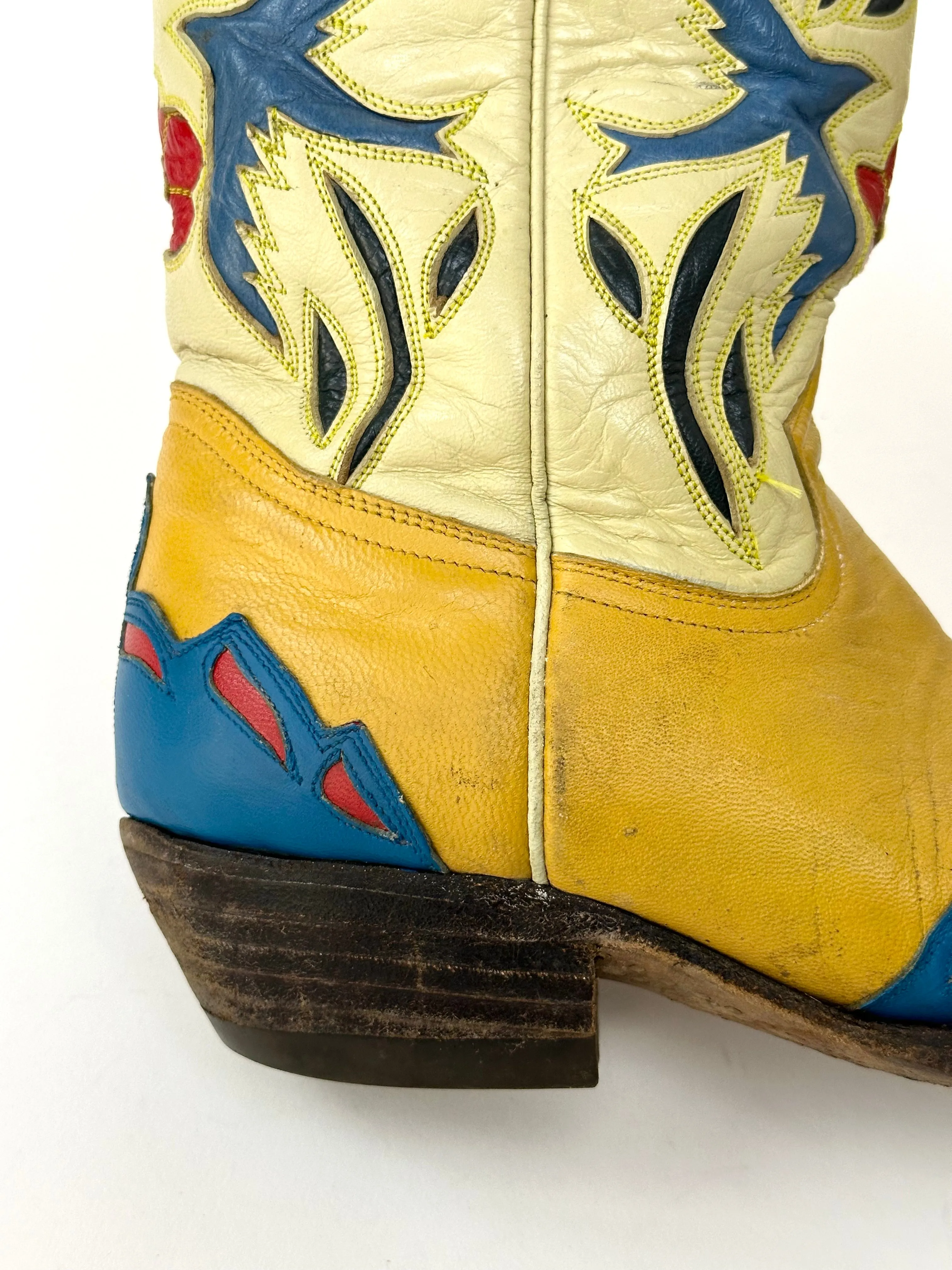 Montana Bluebird Embroidered Cowboy Boots