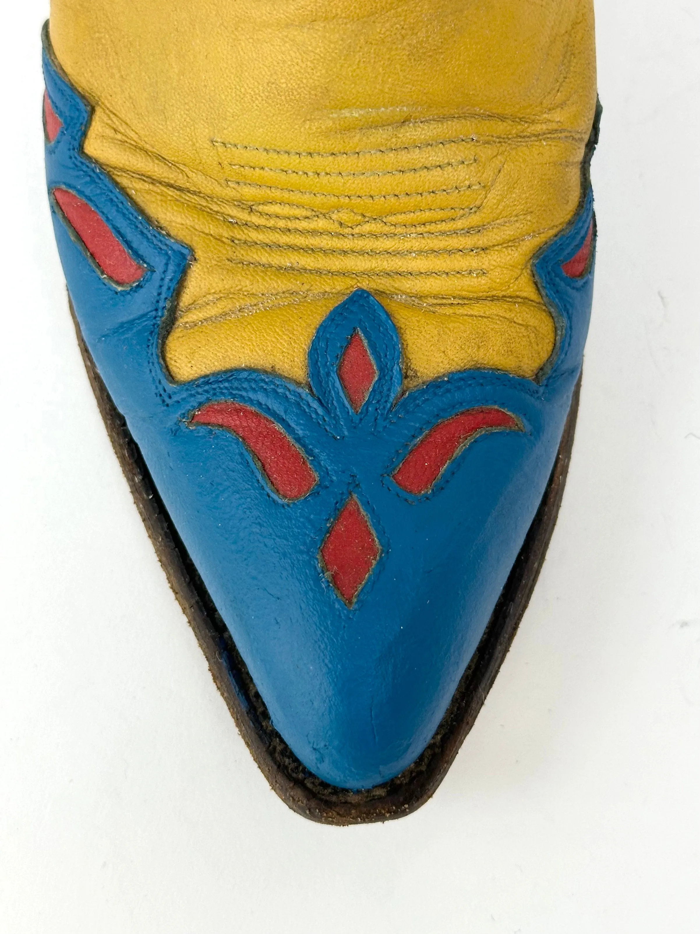 Montana Bluebird Embroidered Cowboy Boots