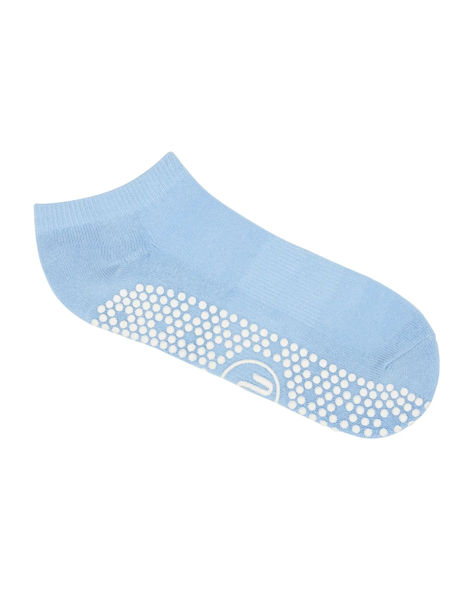 Move Active Classic Low Rise Grip Socks - Powder Blue
