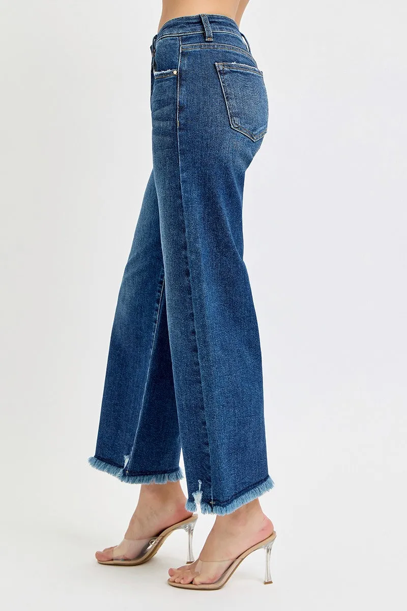 MR WIDE CROP LEG JEANS BY RISEN
