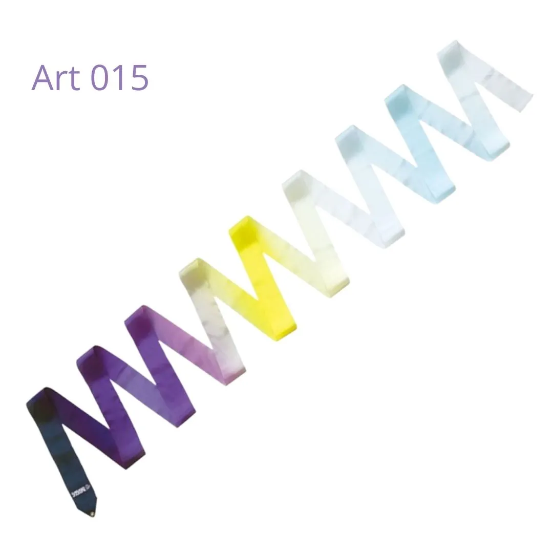 Multi-Color Gymnastics Ribbons ART GRADATION