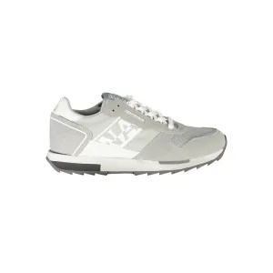 Napapijri Brown Leather Men Sneaker
