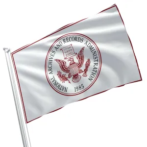 National Archives and Records Administration NARA Seal USA Flag Banner