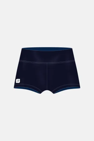 Navy Mystique Wide Waistband Shorts