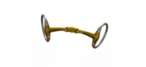 Neue Schule Turtle Top Flex Eggbut Snaffle and Bradoon Bits