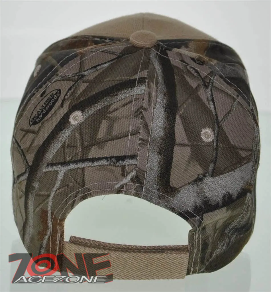 NEW! BIG BUCK HUNTER HUNT DEER BUCK OUTDOOR SPORTS CAP HAT TAN CAMO