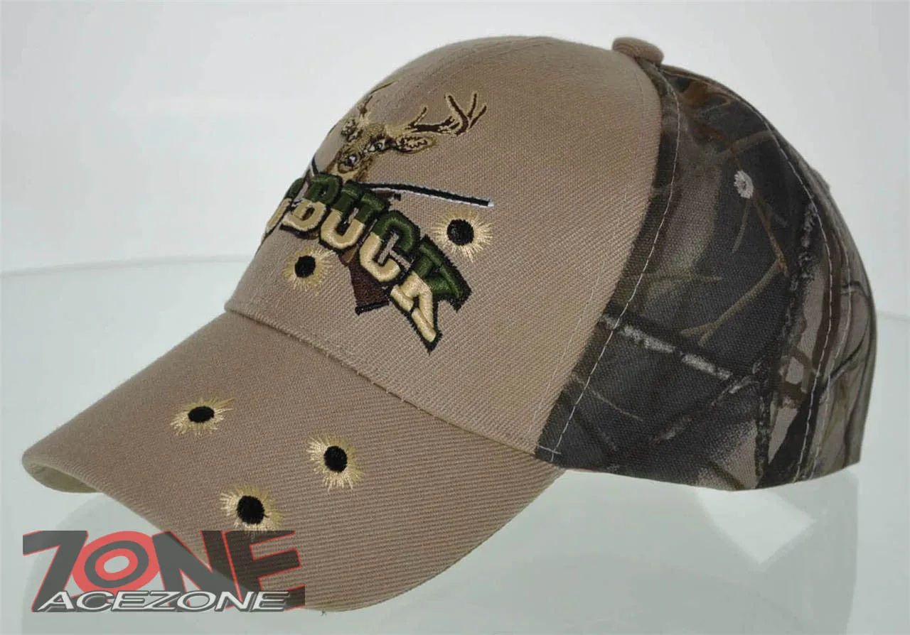 NEW! BIG BUCK HUNTER HUNT DEER BUCK OUTDOOR SPORTS CAP HAT TAN CAMO