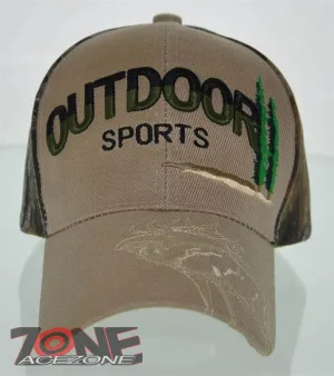 NEW! OUTDOOR SPORTS HUNTER HUNT ELK BUCK CAP HAT TAN CAMO