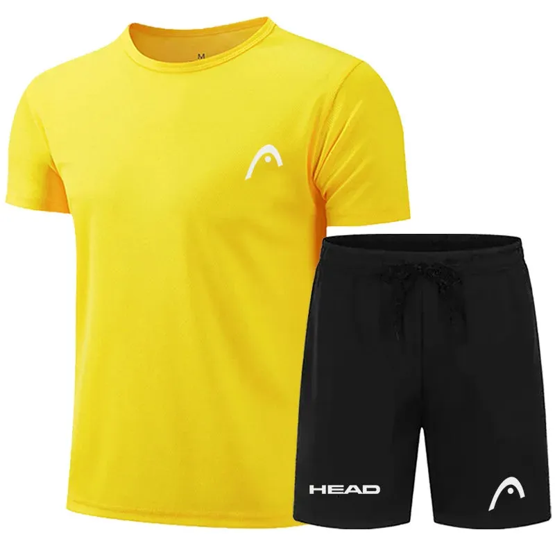 New Summer Men's Sport Shorts Set