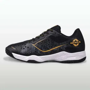 Nivia Hy-Court 3.0 Badminton Non Marking Shoes (Black)