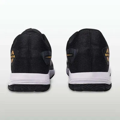 Nivia Hy-Court 3.0 Badminton Non Marking Shoes (Black)