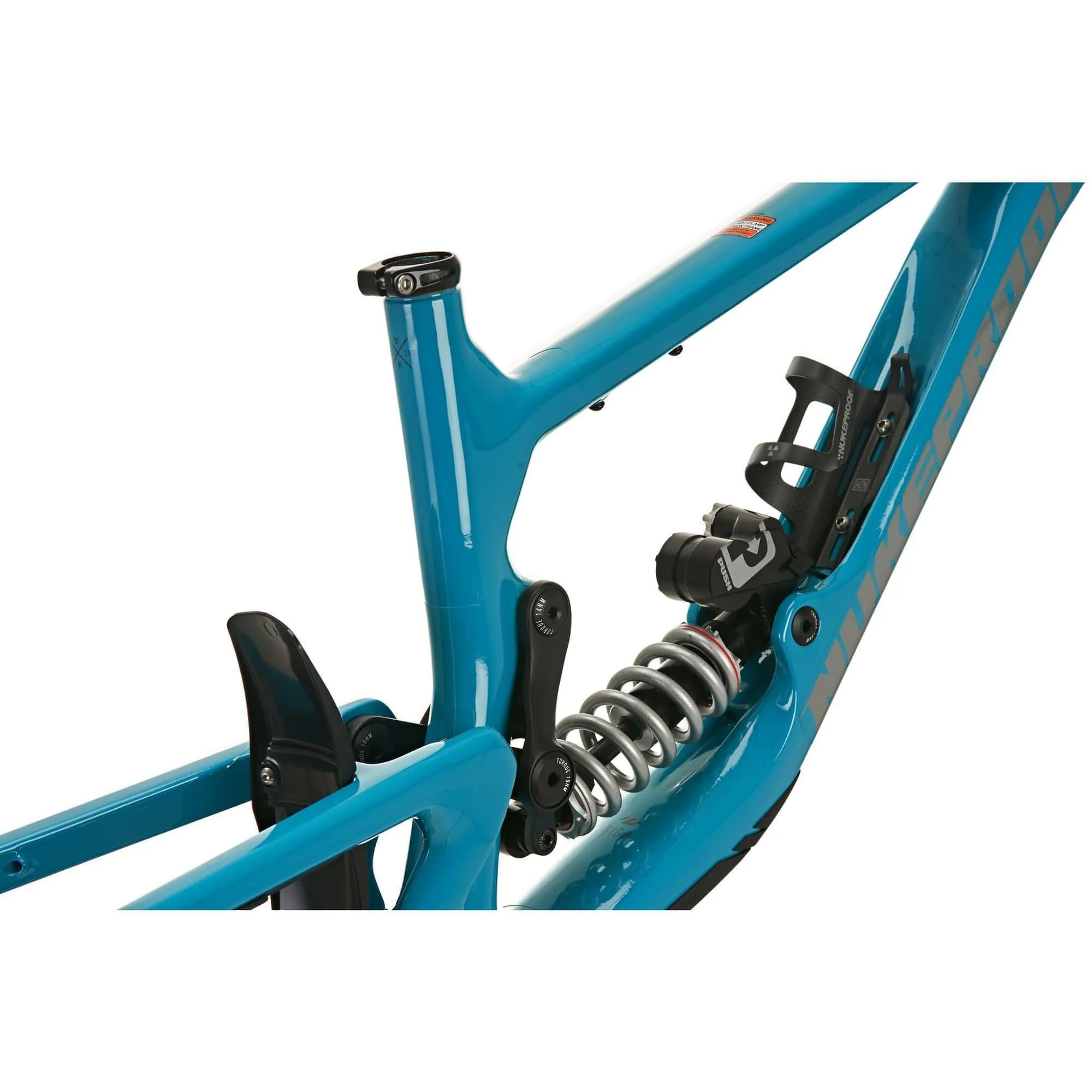 Nukeproof Giga 297 Push Shock Carbon Mountain Bike Frame 2022 - Teal