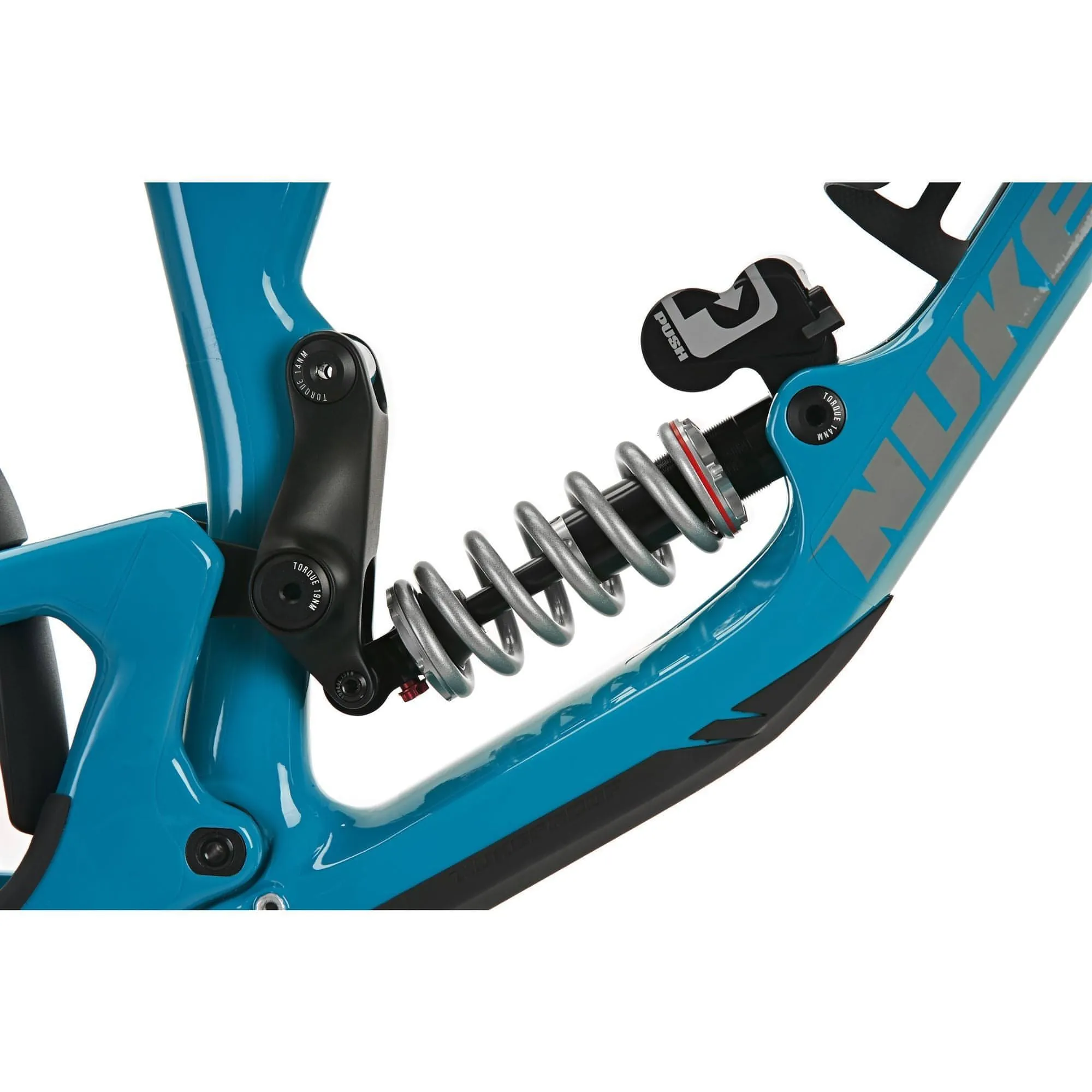 Nukeproof Giga 297 Push Shock Carbon Mountain Bike Frame 2022 - Teal