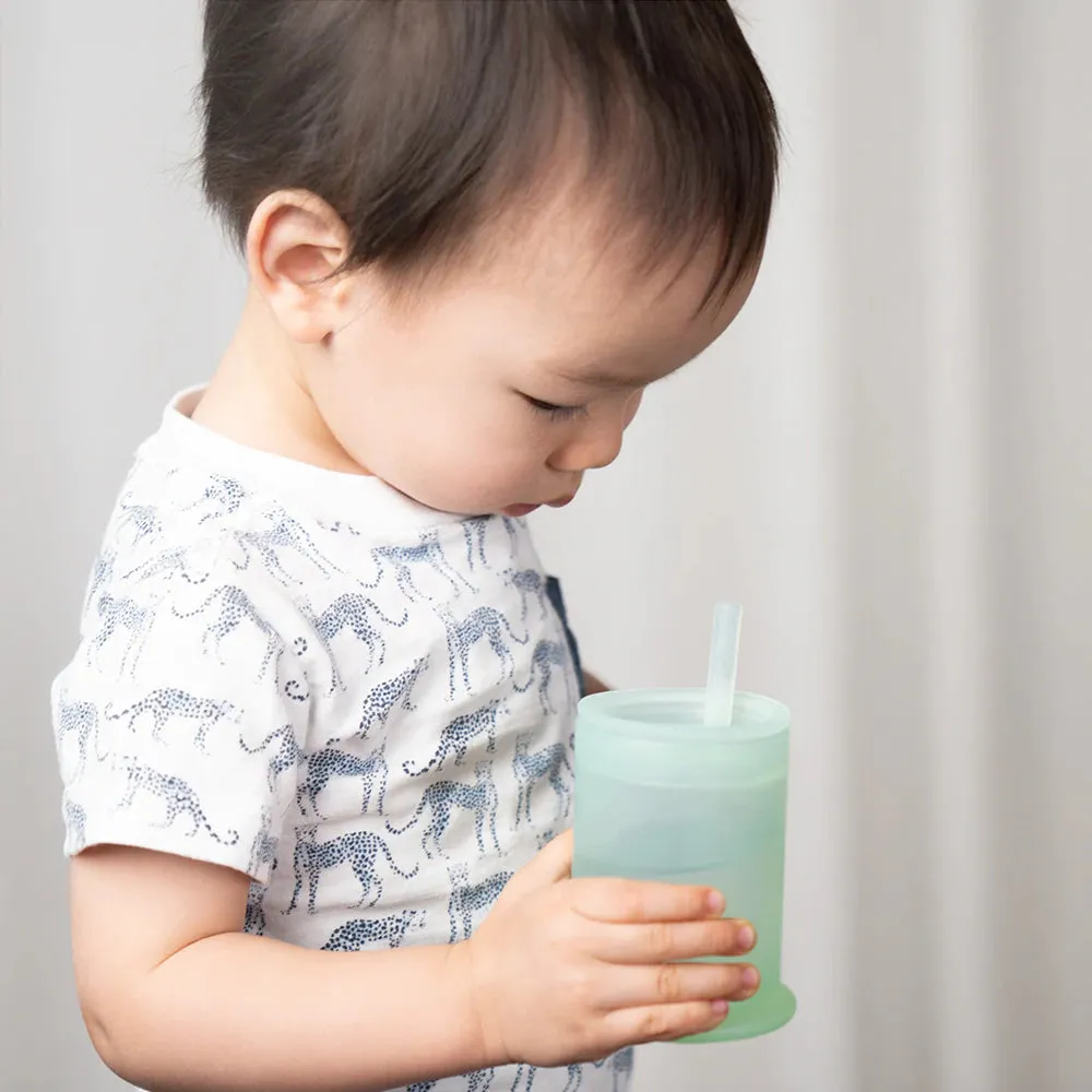 Ola Baby Training Cup with Lid   Straw - Mint