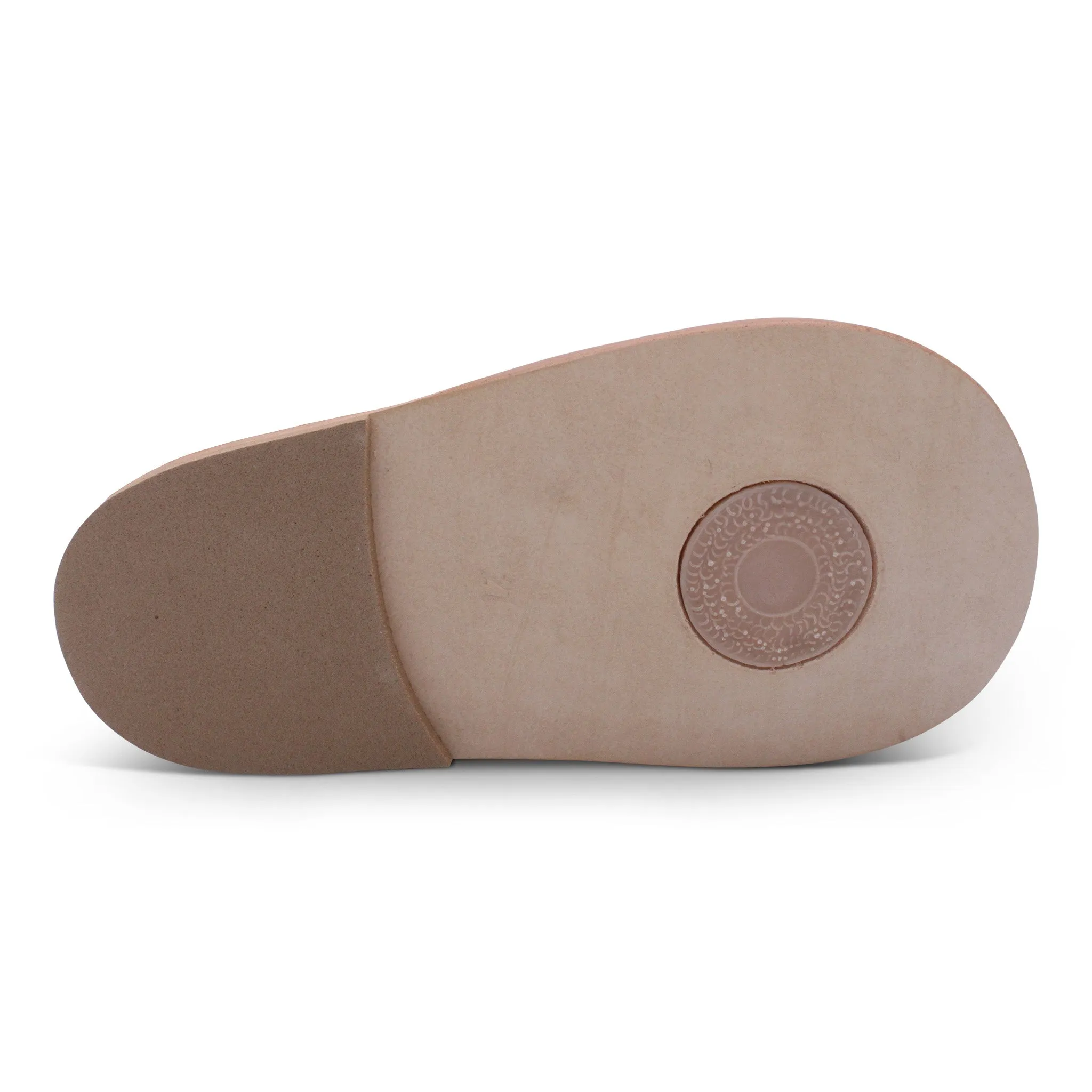 'Oren' Boys White Leather T-Bar Shoes