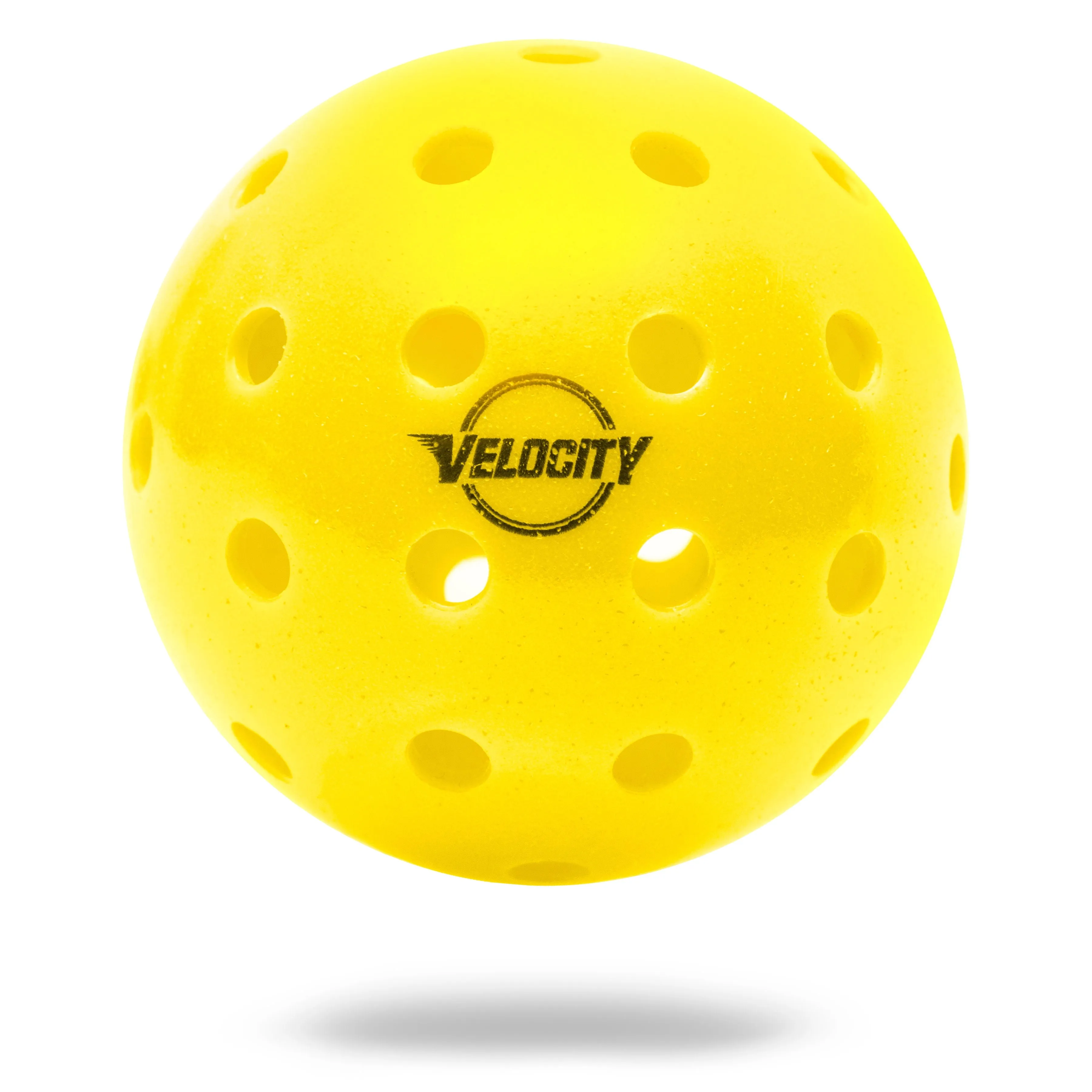 Outdoor 12 Count Yellow Pickleball Balls | Official Size Weight USAPA 40 Hole
