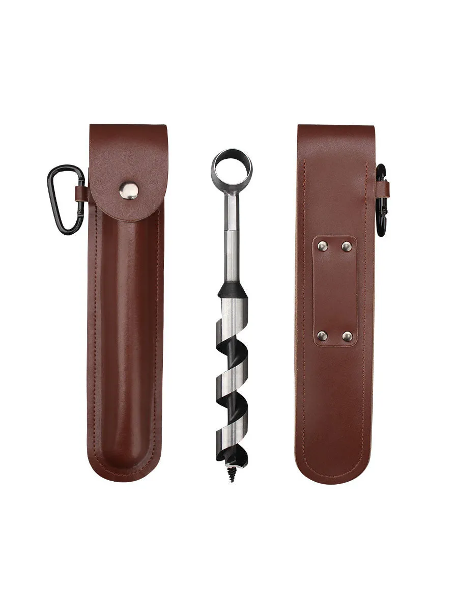 Outdoor Survival Perforated Birch Water Fetching Tool Wood Jacket
