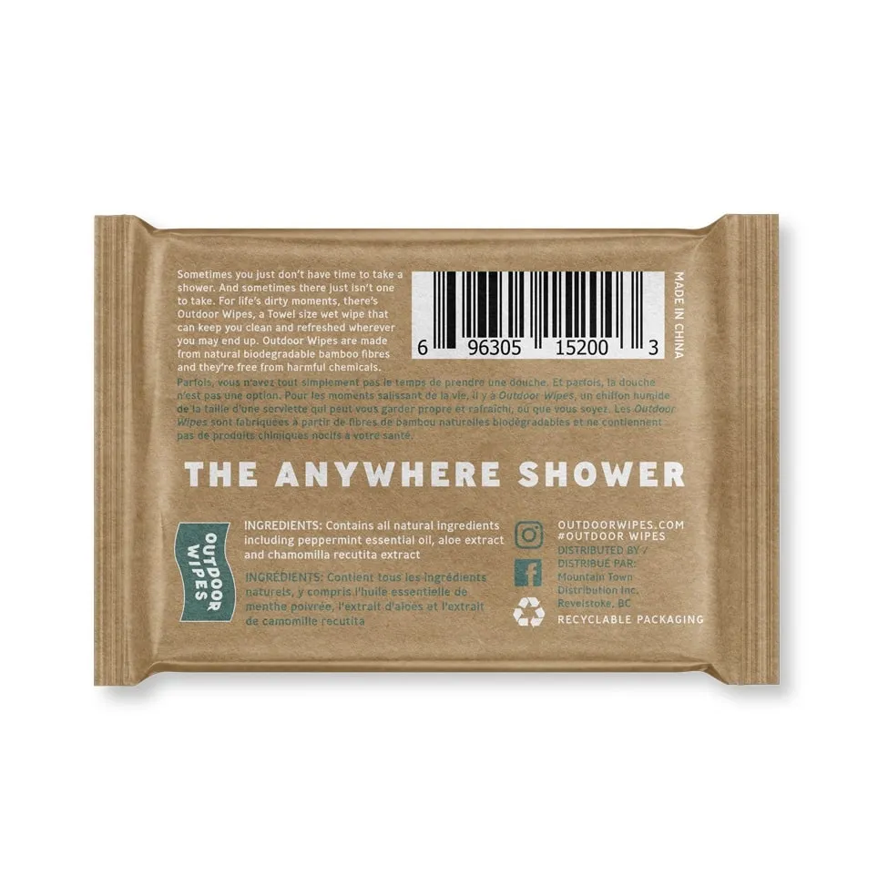 Outdoor Wipes The Shower Anywhere BIG
