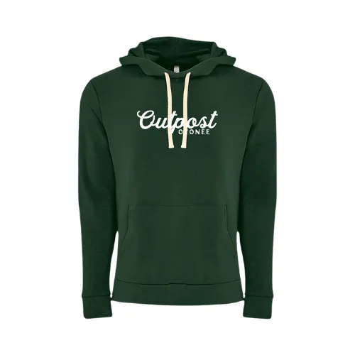 Outpost Oconee Classic Logo Hoodie - Forest Green & White Logo