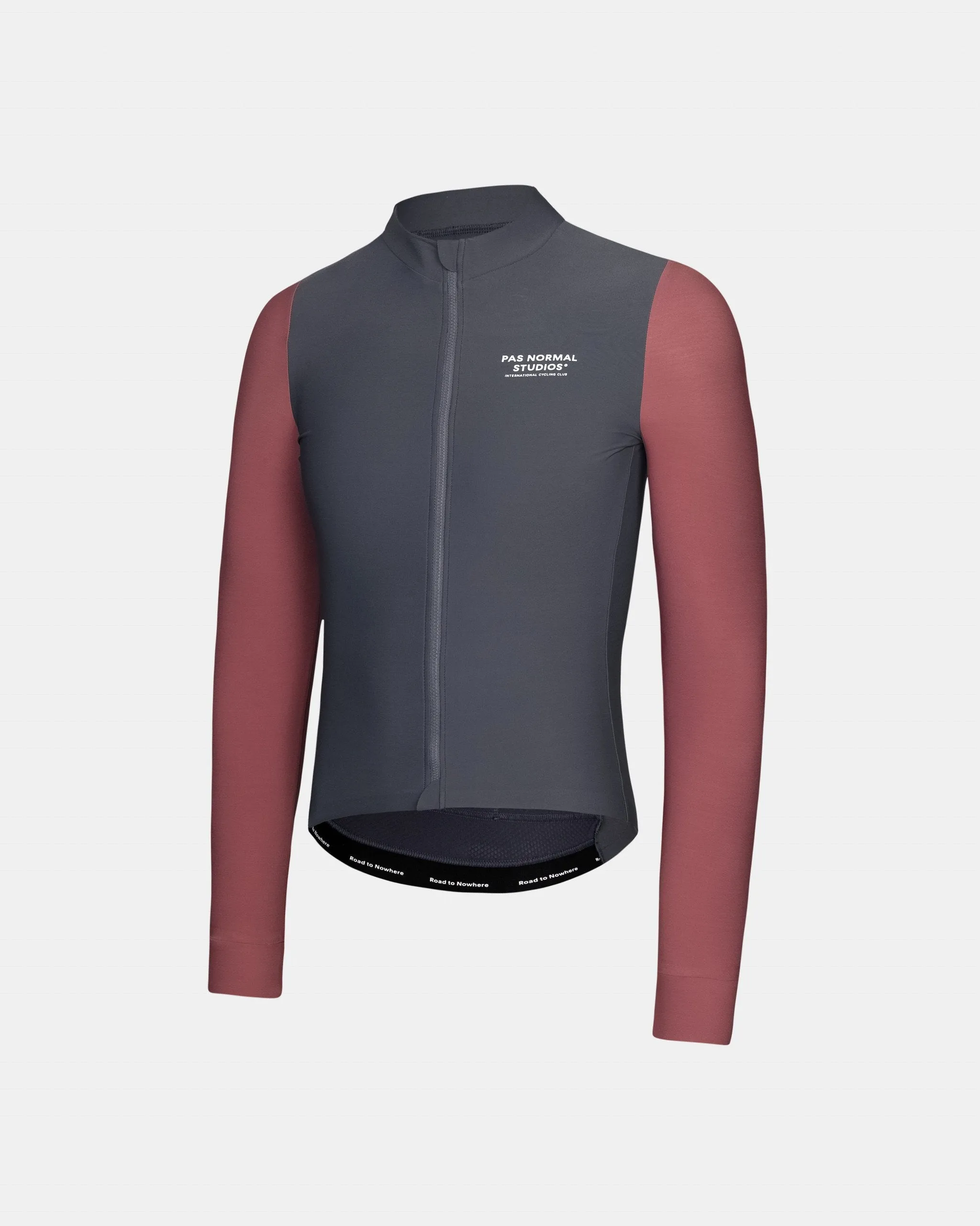 Pas Normal Studios - Long Sleeve Jersey - Dark Navy/Dusty Mauve