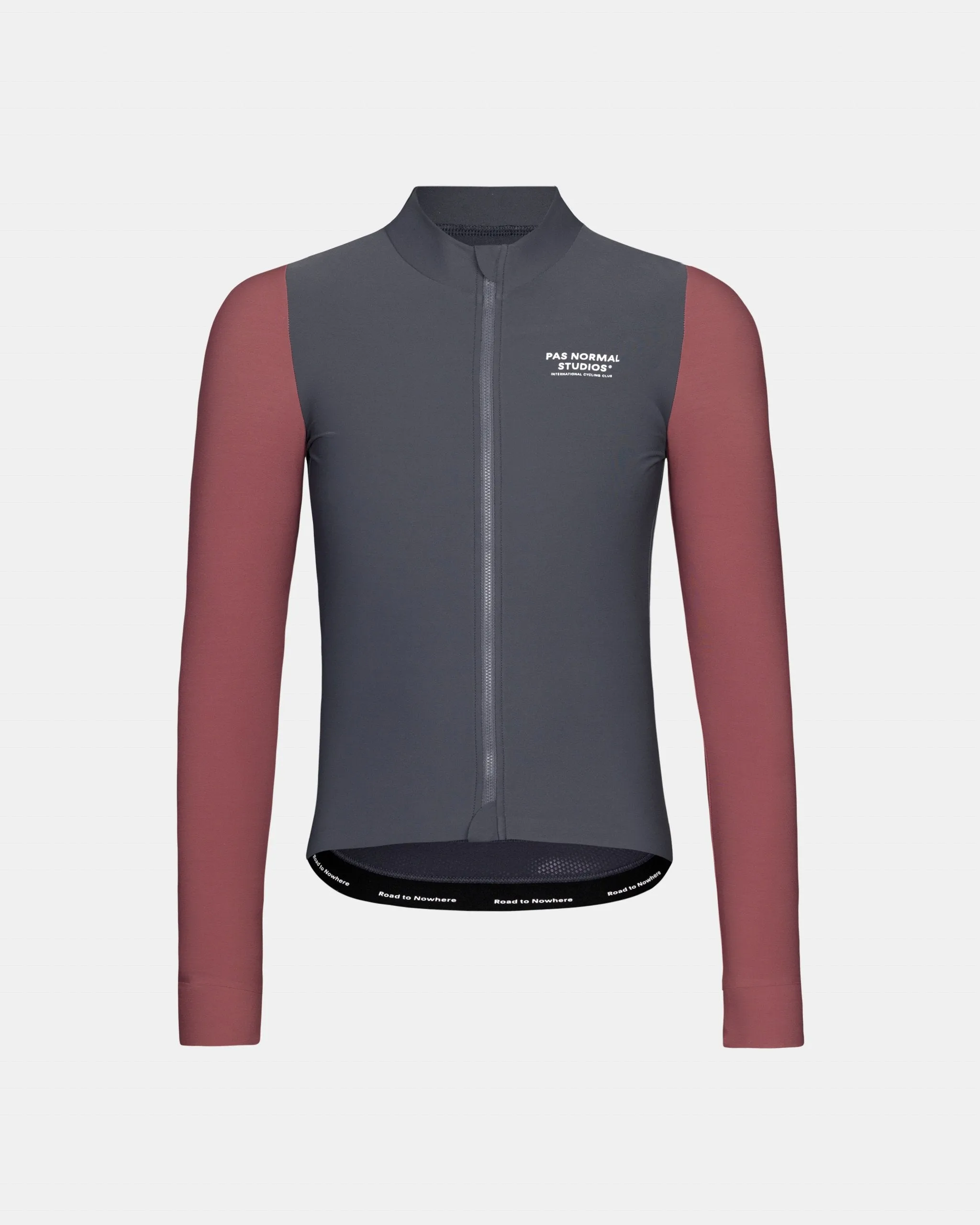 Pas Normal Studios - Long Sleeve Jersey - Dark Navy/Dusty Mauve
