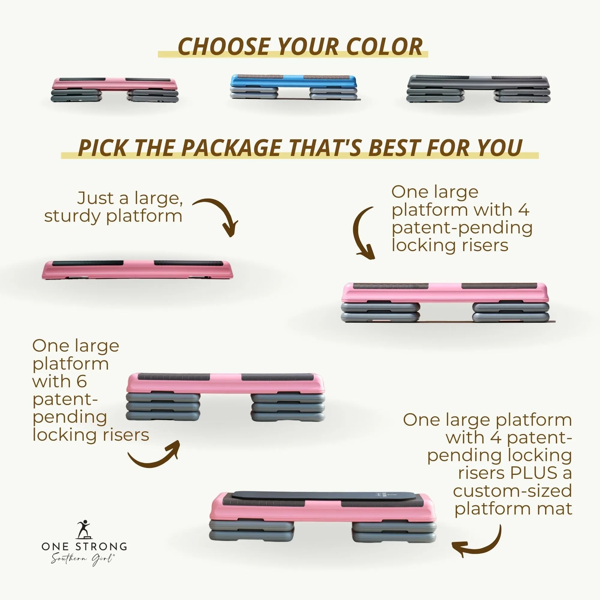 Pink Aerobic Steps