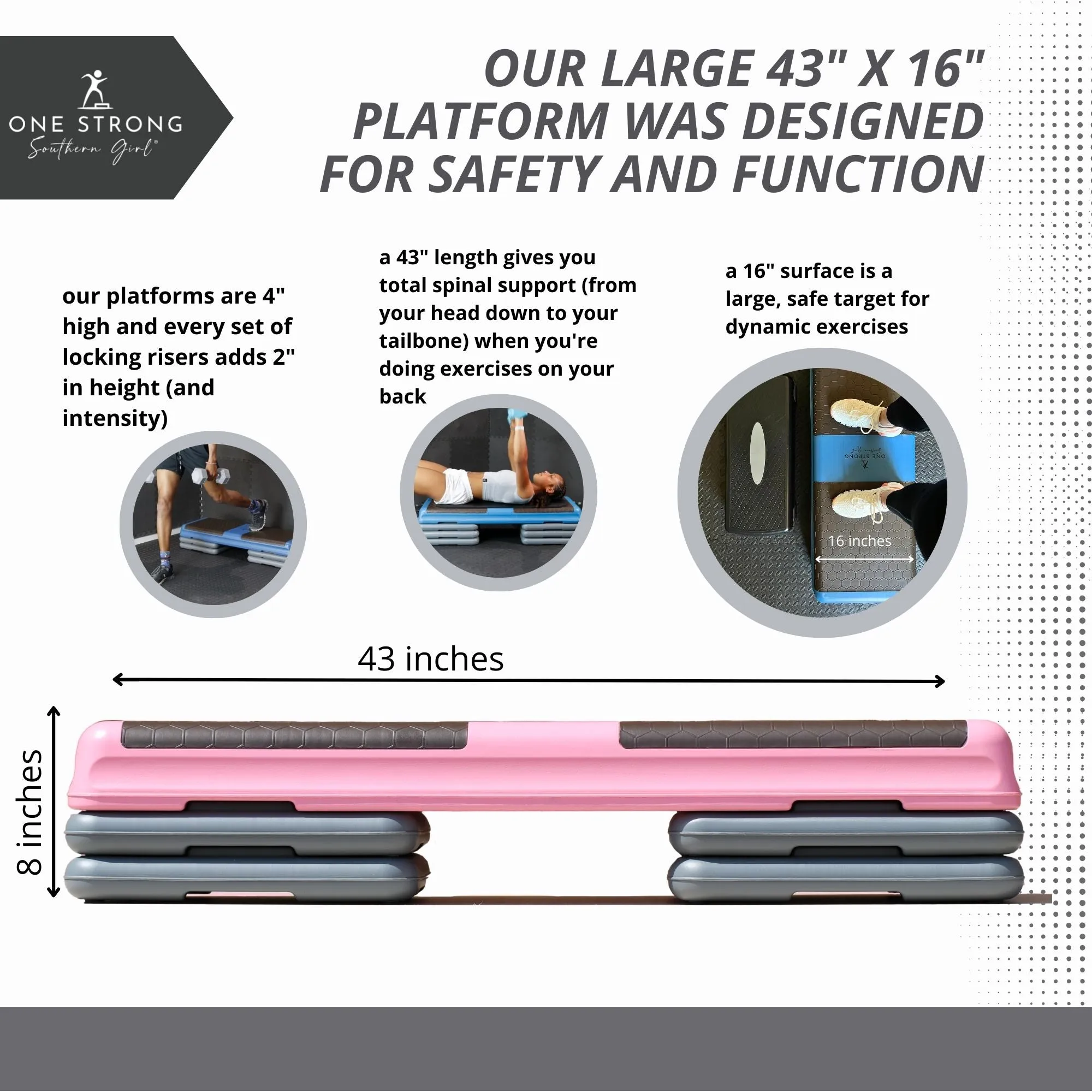 Pink Aerobic Steps