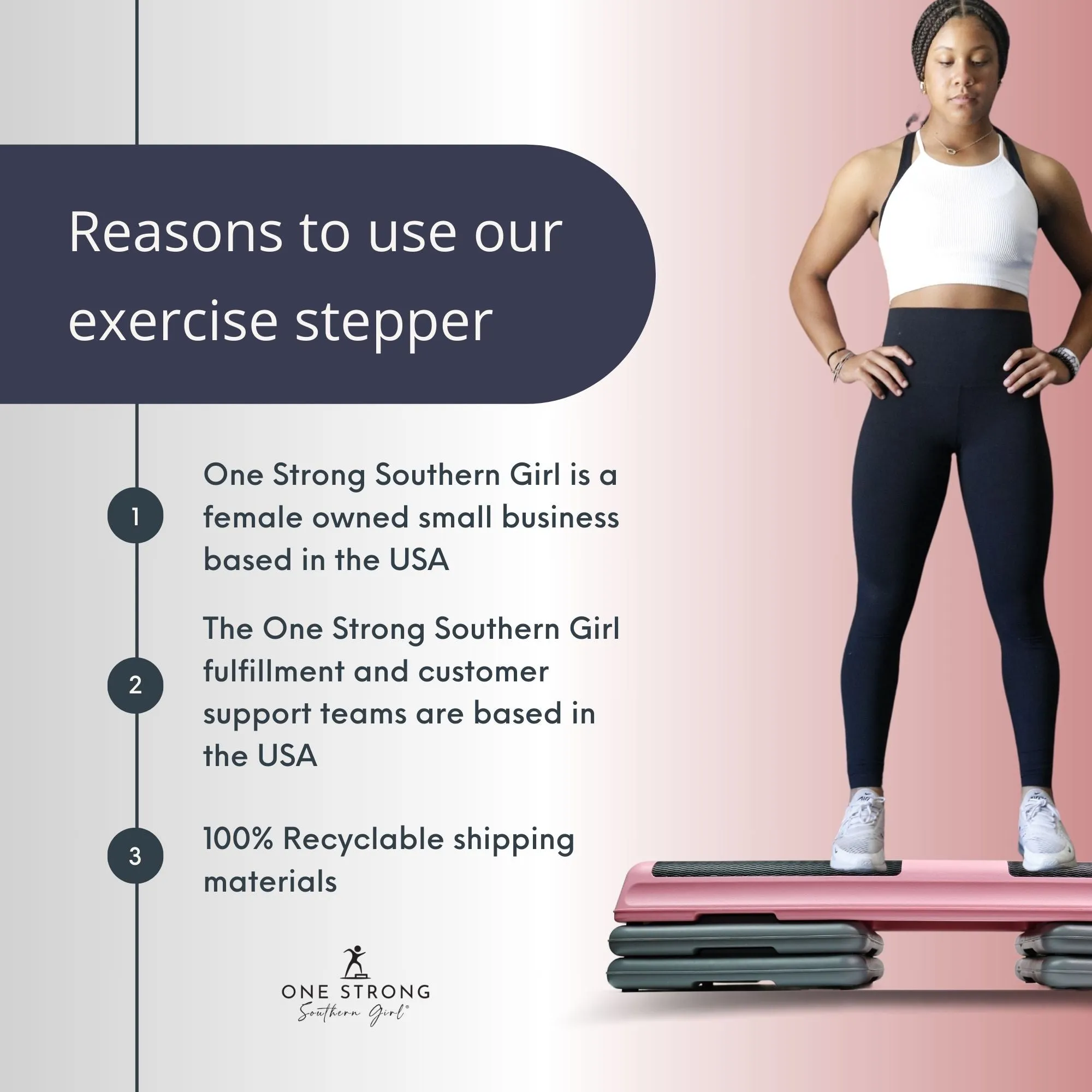 Pink Aerobic Steps