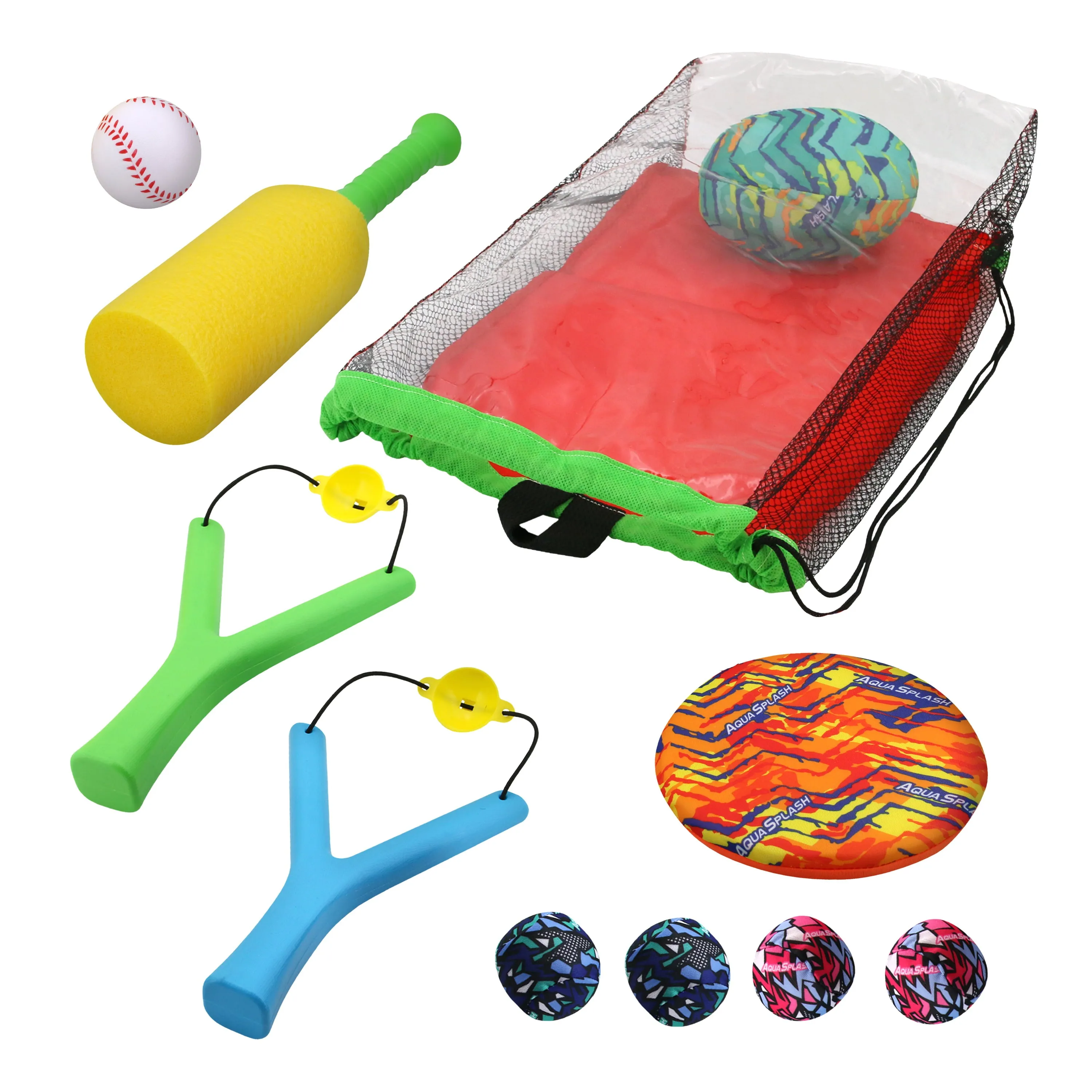 Play Day 11-Piece 4-In-1 Lawn & Pool Sports Games Set, Ages 3 & Up, Unisex