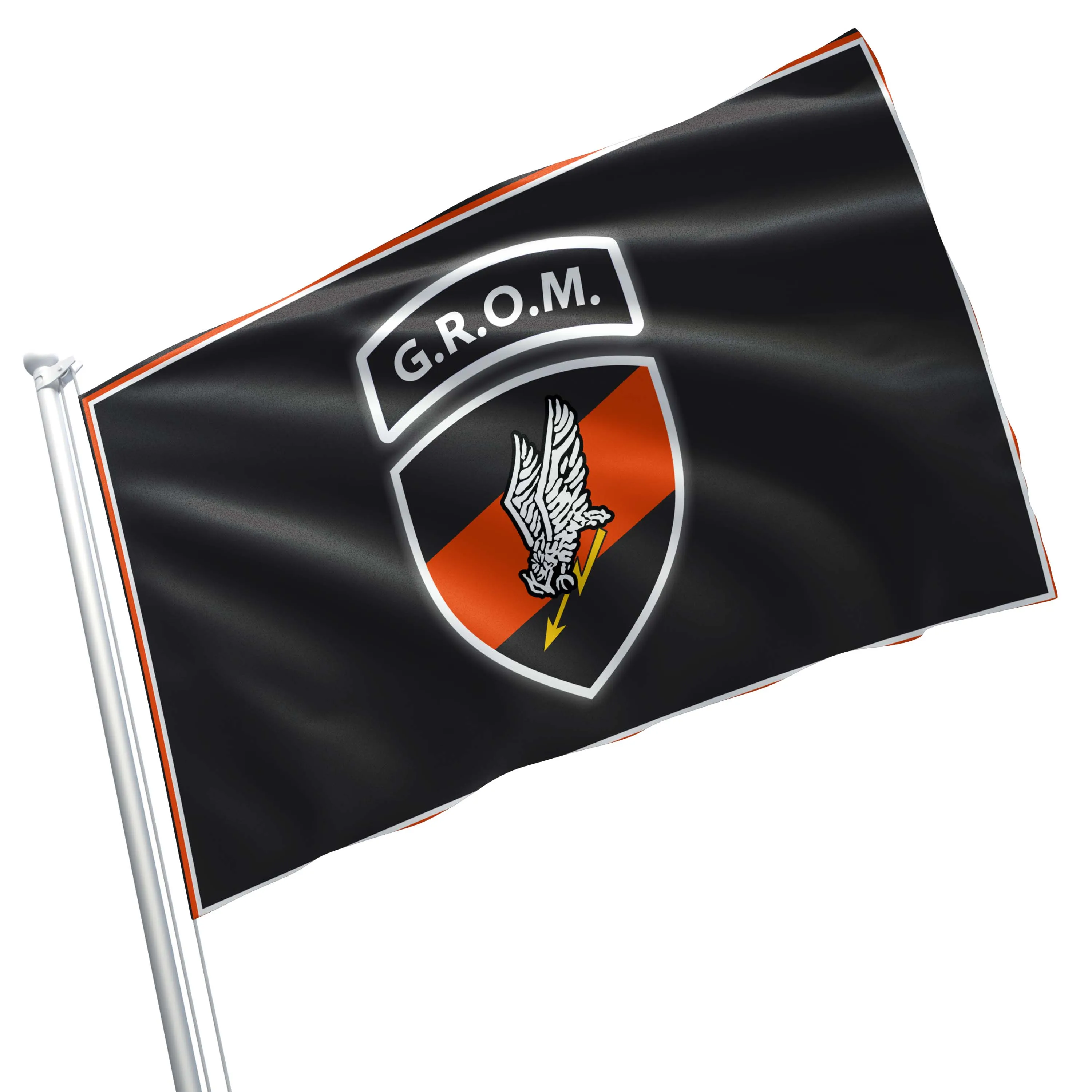 Polish Special Forces Ensign GROM Flag Banner