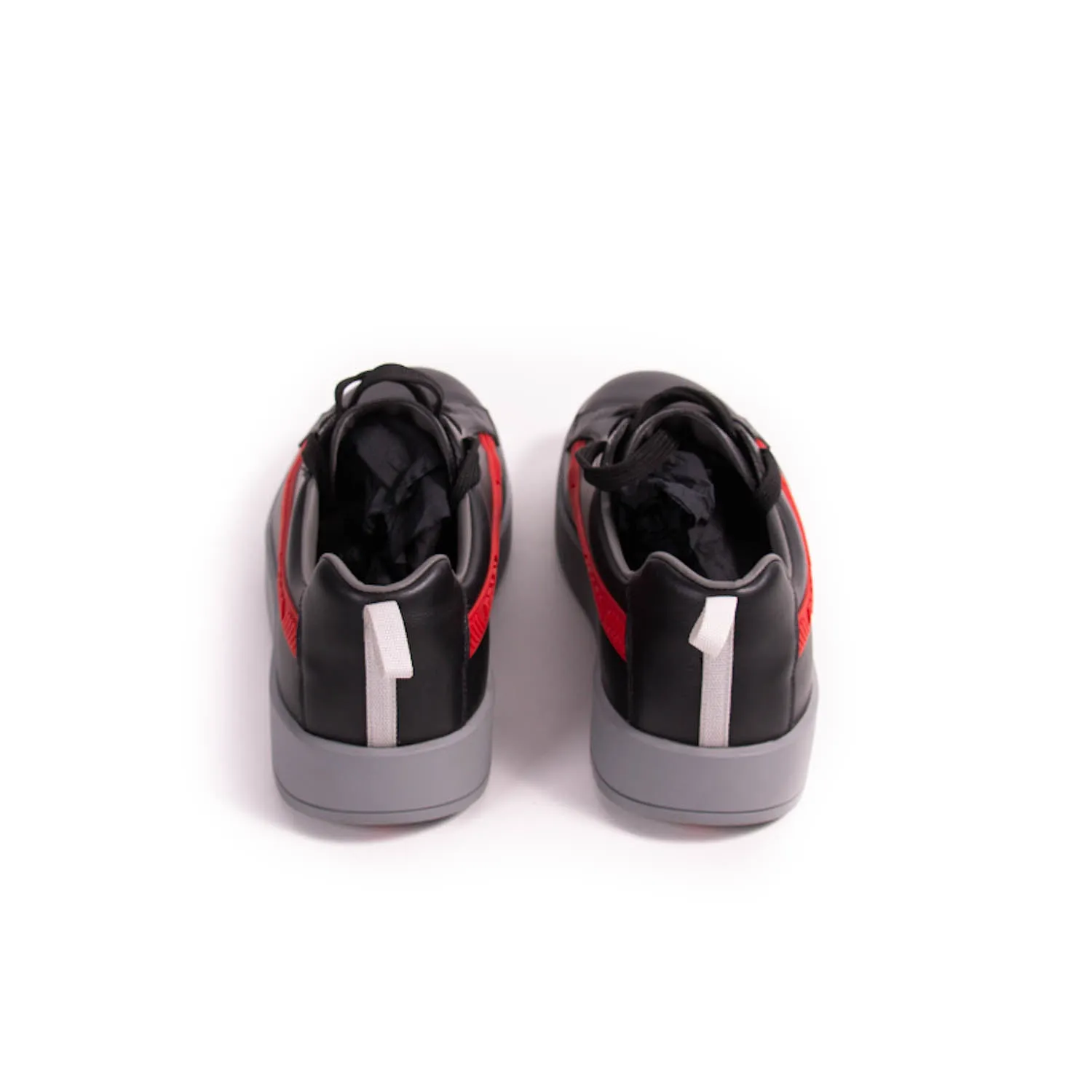 Prada Leather Low Top Sneakers