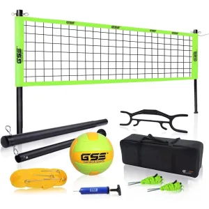Professional Portable Volleyball Complete Set with Net Ball Pump