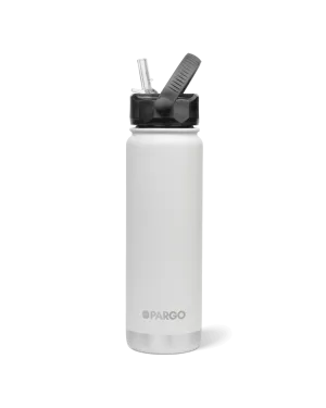 Project Pargo 750mL Insulated Bottle w/ Straw Lid - Bone White