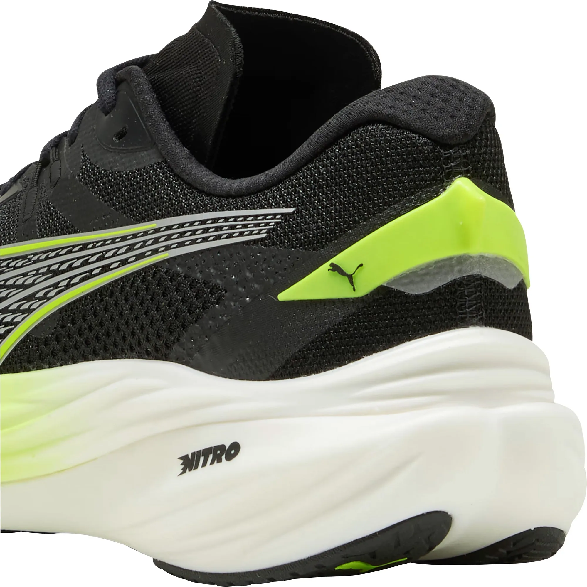 Puma Deviate Nitro 3 WIDE FIT Mens Running Shoes - Black