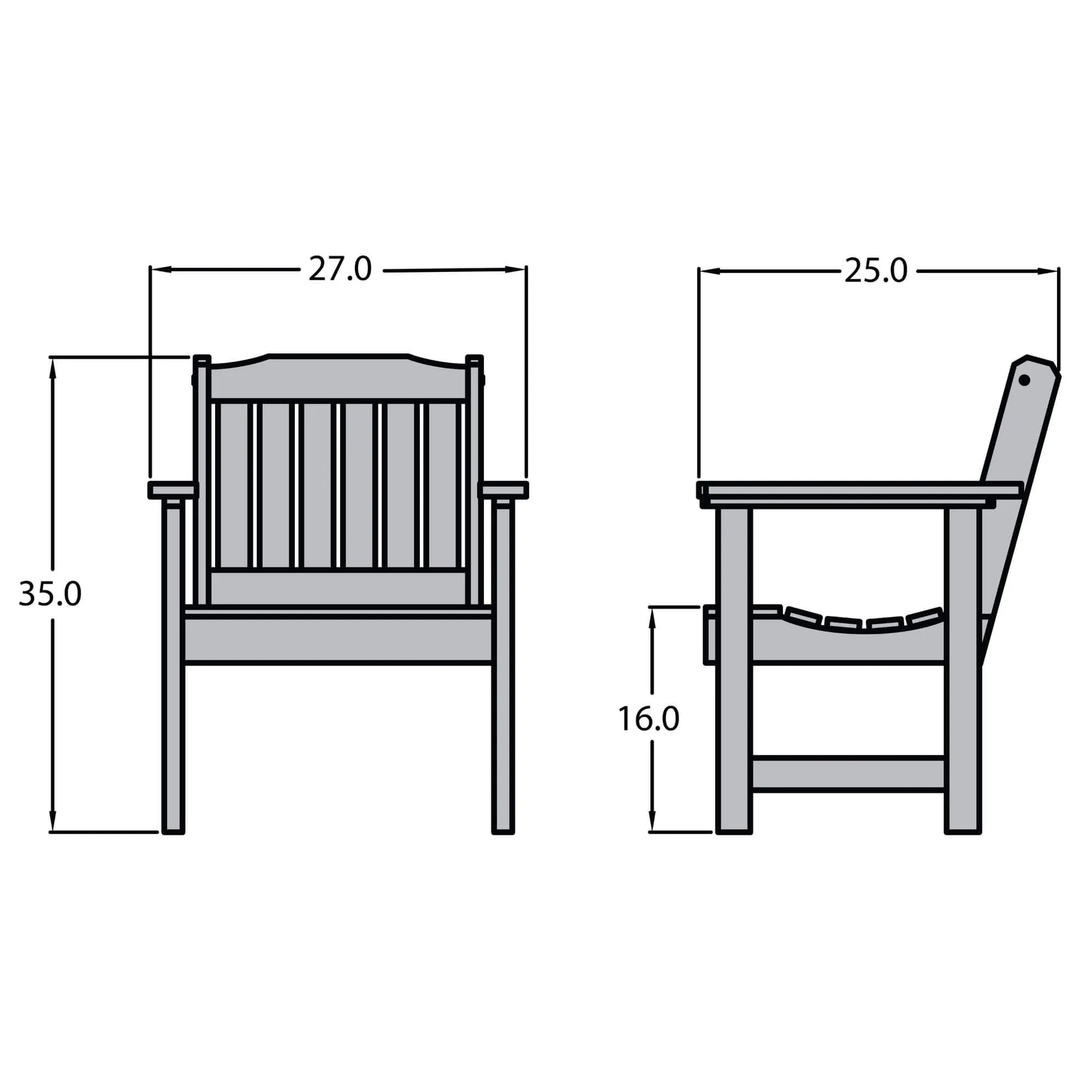 Refurbished Lehigh Garden Chair