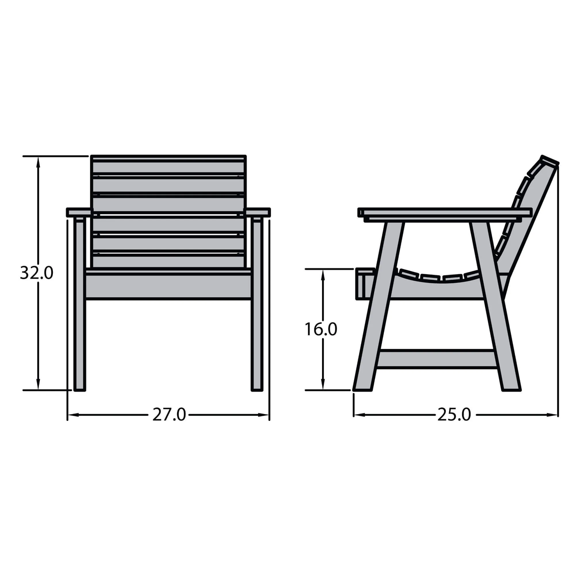 Refurbished Weatherly Garden Chair