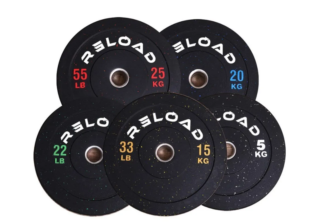 Reload Bumper Plate, Barbell & Squat Rack Package | 100kg