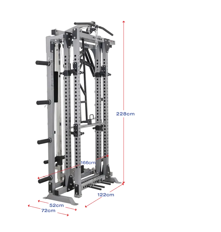 Reload Max All In One Folding Power Rack   Cable System