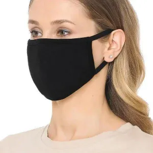 Reusable Unisex Face Cover Protection - SH92-SB-BLACK