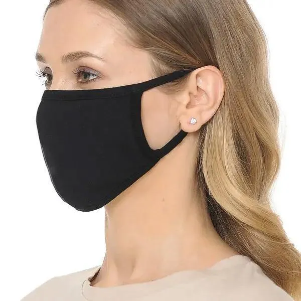 Reusable Unisex Face Cover Protection - SH92-SB-BLACK