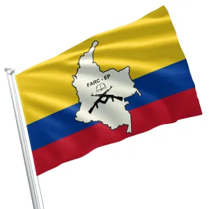 Revolutionary Armed Forces of Colombia FARC-EP Flag Banner