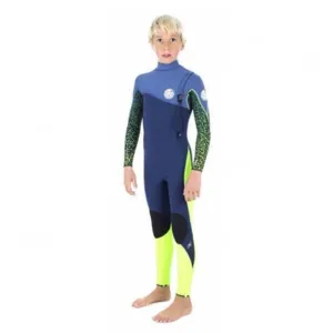 RIP CURL JUNIOR FLASHBOMB 3/2 ZIP FREE BLUE