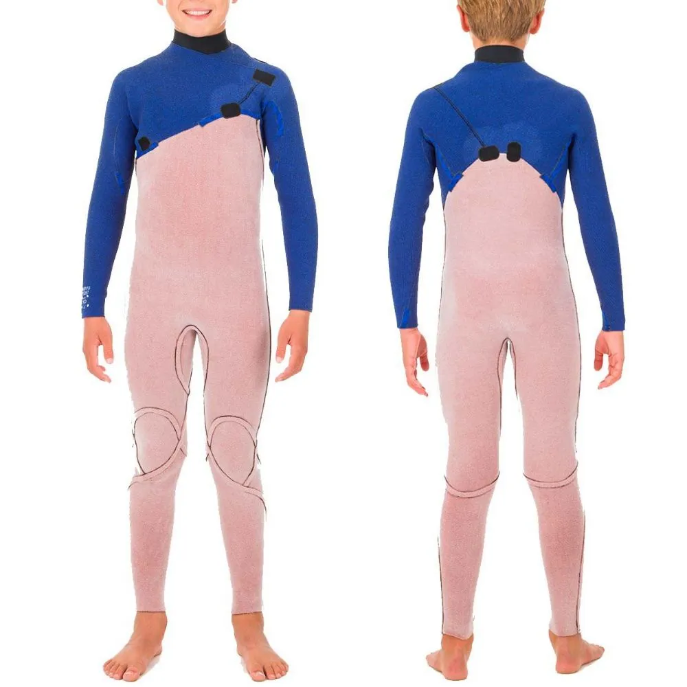 RIP CURL JUNIOR FLASHBOMB 3/2 ZIP FREE BLUE