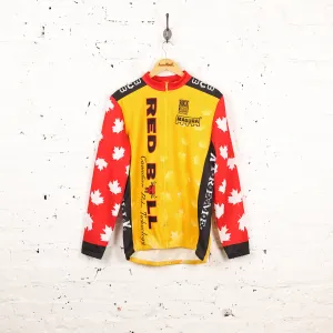 Rock Shox Red Bull WCW Long Sleeve Cycling Jersey - Orange - XL