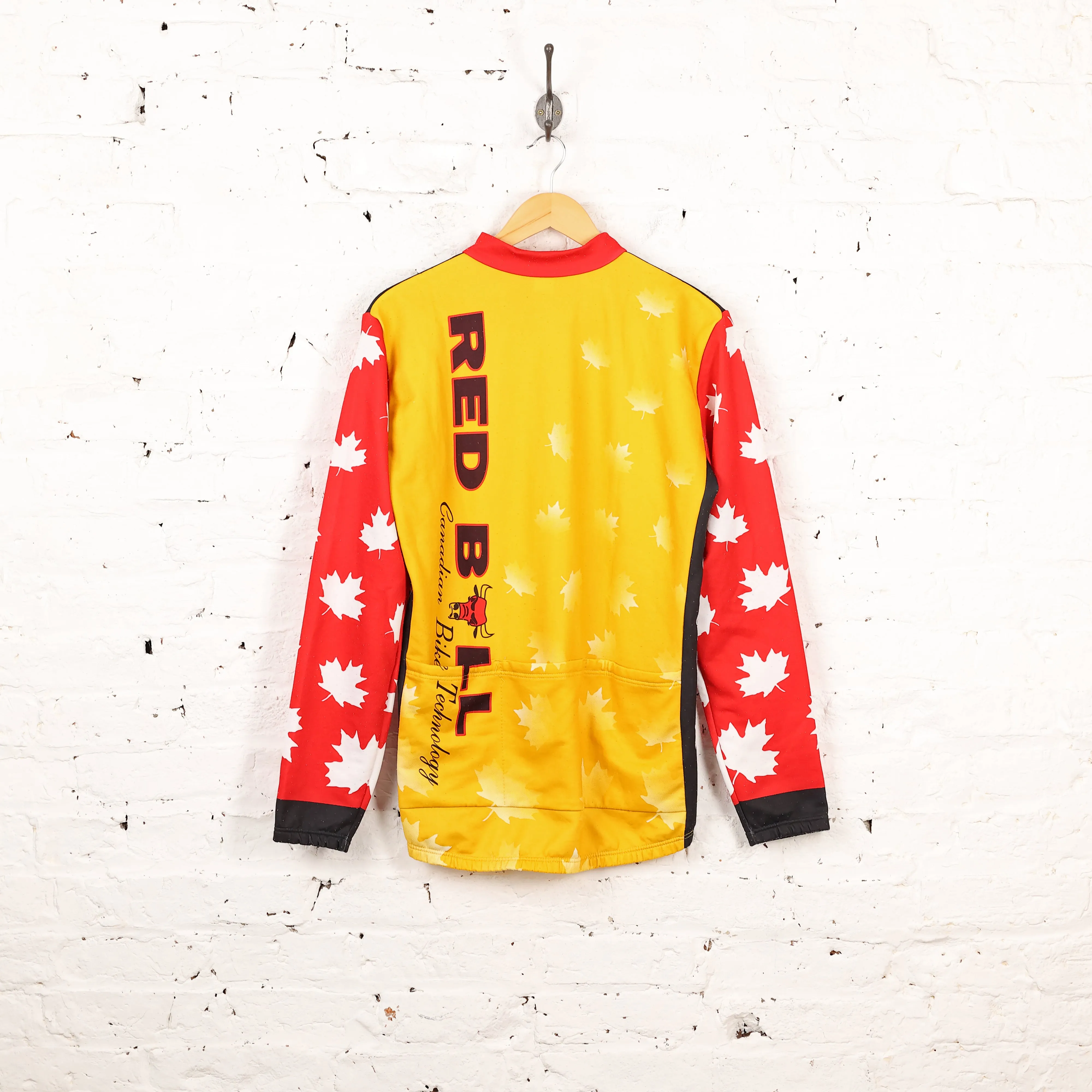 Rock Shox Red Bull WCW Long Sleeve Cycling Jersey - Orange - XL