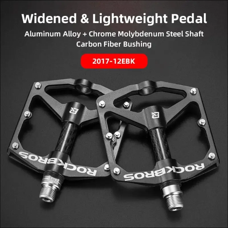 Rockbros mountain bike pedals cycling ultralight aluminium alloy 4 bearings mtb pedals bicicleta