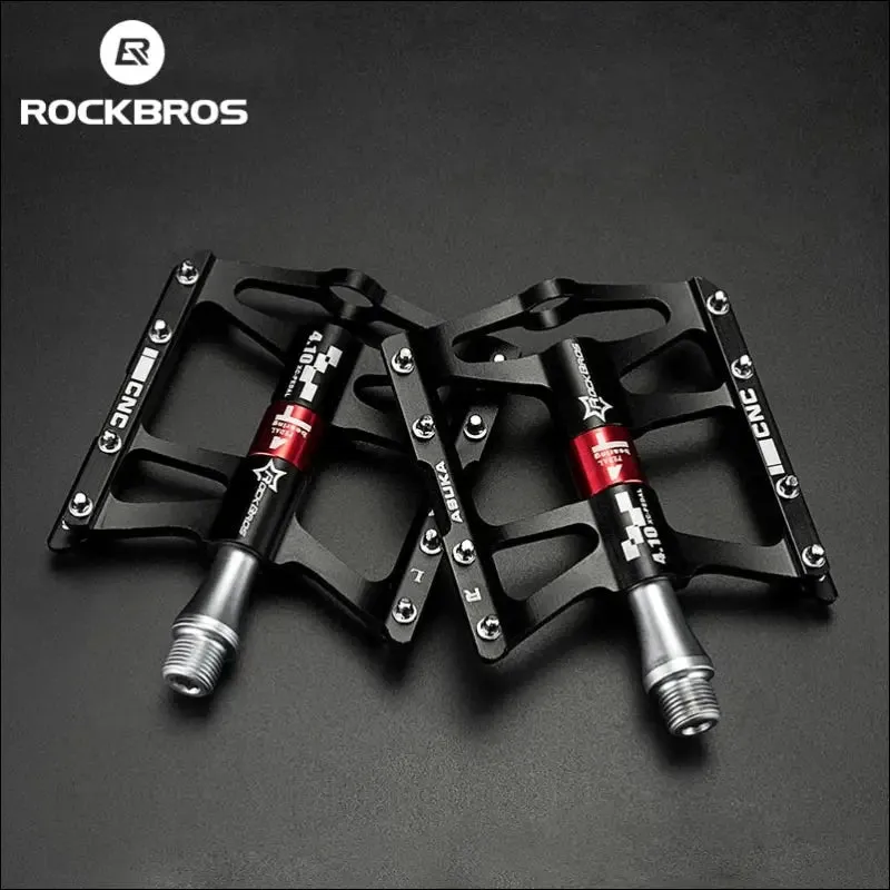 Rockbros mountain bike pedals cycling ultralight aluminium alloy 4 bearings mtb pedals bicicleta